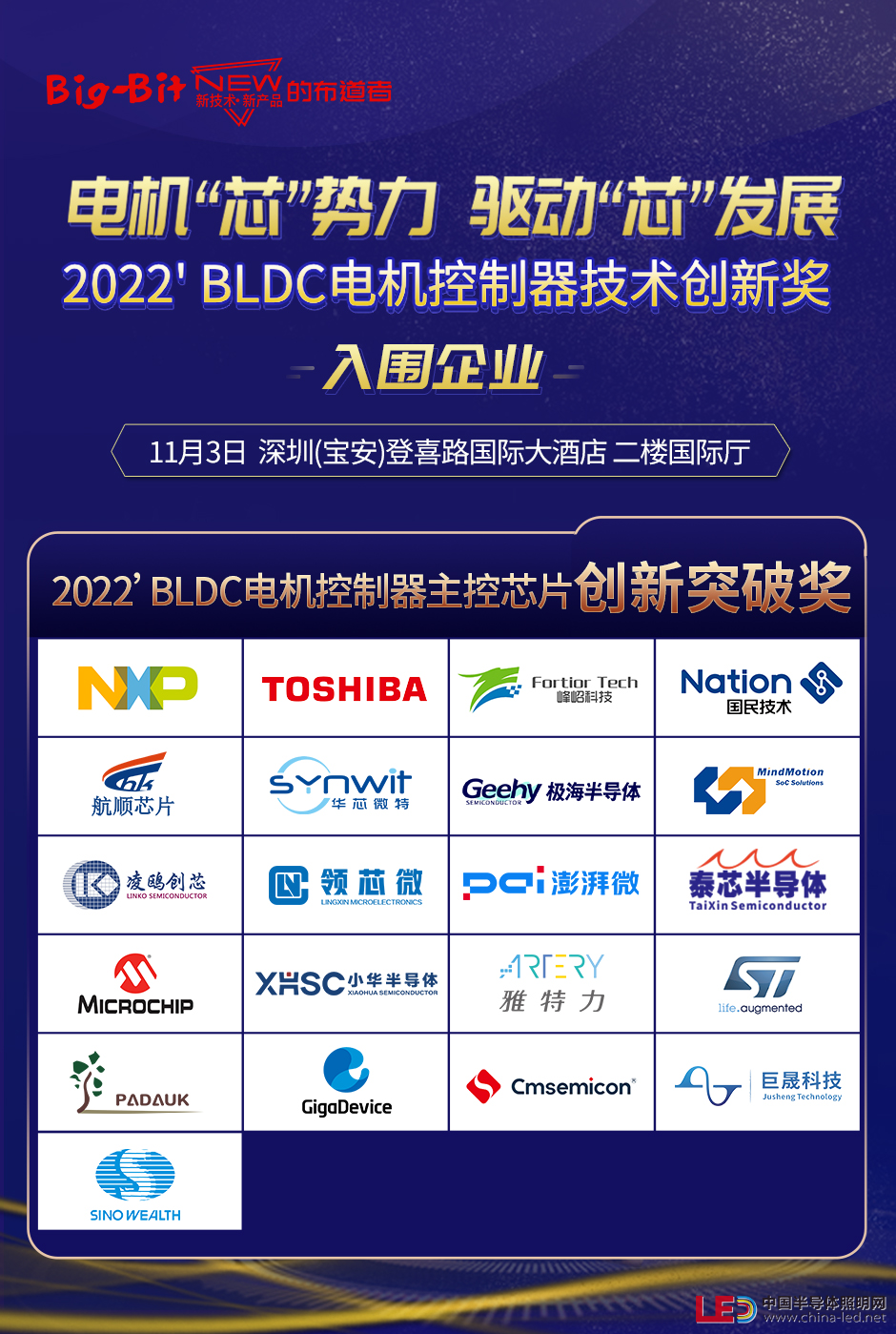 2022’電機控制器評選活動入圍企業(yè)名單揭曉！